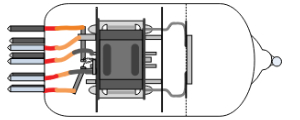 Drawing of 12AX7WA-SOVT